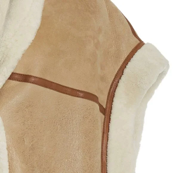 Isabel Marant Étoile Adelia Oversized Shearling Vest *NEW*